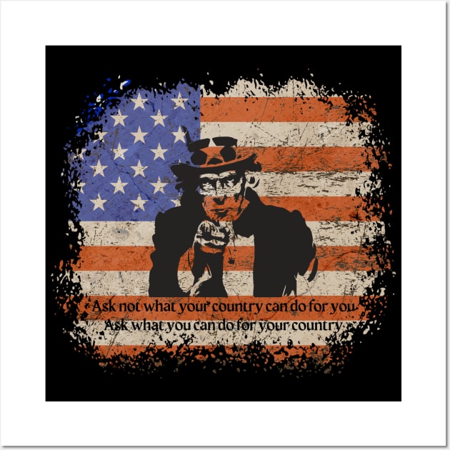 Happy Independence Day, July 4th United States of America Wall Art by JK Mercha